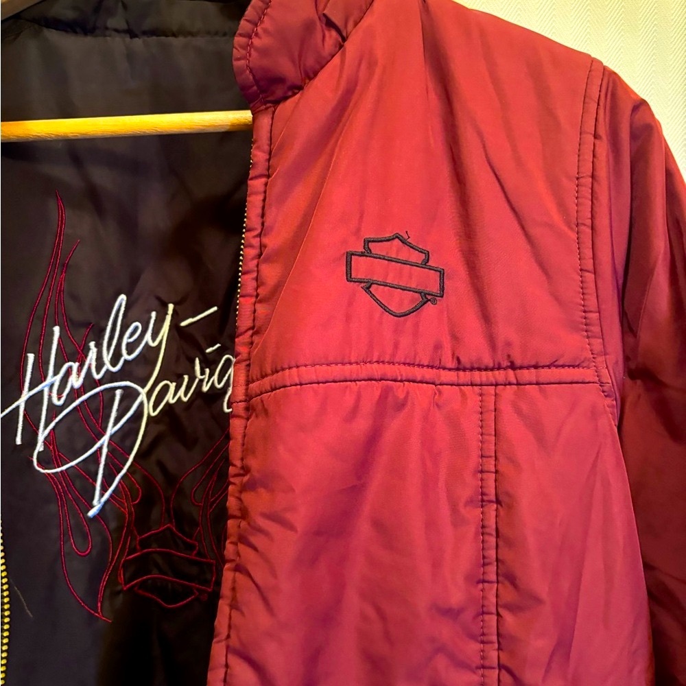 Woman’s Harley Davidson Reversible  jacket Medium